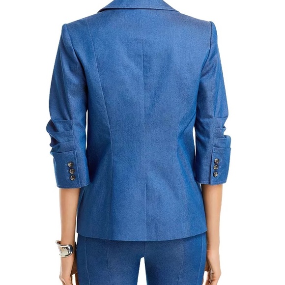 New with Tag Cinq à Sept Denim Khloe Blazer - Size 4 - Picture 9 of 13